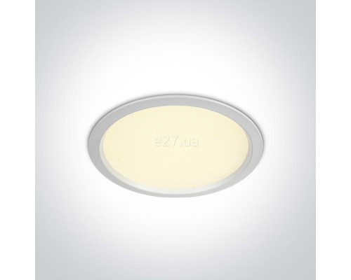Точковий світильник One Light 10124U/W/V Downlights Fixed LED, 24 Вт, 2000 лм, 3000К-4000К-6000К