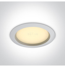 Стельовий світильник One Light 10125B/W/V Downlights Fixed LED, 25 Вт, 2000 лм, 3000К-4000К-5000К