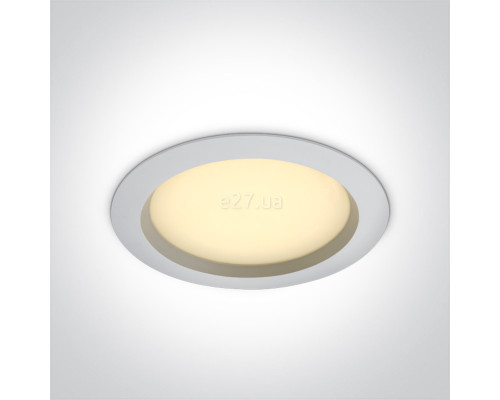 Стельовий світильник One Light 10125B/W/V Downlights Fixed LED, 25 Вт, 2000 лм, 3000К-4000К-5000К