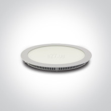 Стельовий світильник One Light 10130FA/W/W The 18-30W Round Recessed Panels Die cast, 30 Вт, 1800 лм, 3000K · One Light · one-light-10130fa-w-w