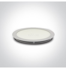 Стельовий світильник One Light 10130FA/W/W The 18-30W Round Recessed Panels Die cast, 30 Вт, 1800 лм, 3000K