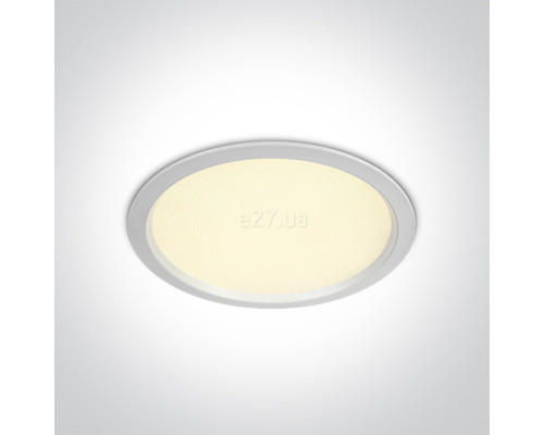 Стельовий світильник One Light 10130U/W/V Downlights Fixed LED, 30 Вт, 2500 лм, 3000К-4000К-6000К