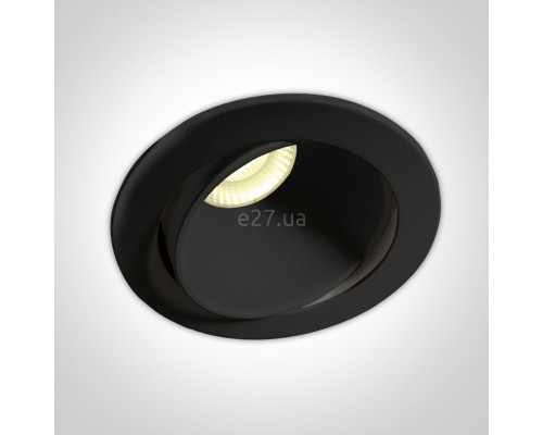 Точковий світильник One Light 11106PK/B/W Recessed Spots Adjustable LED, 8 Вт, 850 лм, 3000К