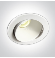 Точковий світильник One Light 11106PK/W/W Recessed Spots Adjustable LED, 8 Вт, 850 лм, 3000K