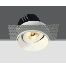 Точковий світильник One Light 11107BT/W/W White COB 6,5W WW 700mA IP54 Trimless Adjustable, 7 Вт, 500 лм, 3000K