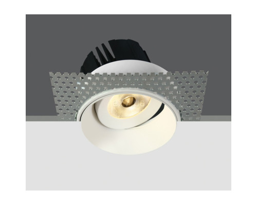 Точковий світильник One Light 11107BT/W/W White COB 6,5W WW 700mA IP54 Trimless Adjustable, 7 Вт, 500 лм, 3000K