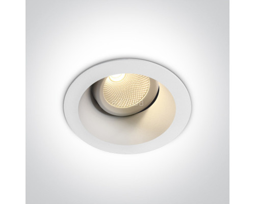 Точковий світильник One Light 11107FD/W/W The COB Dark Light Range White, 7 Вт, 560 лм, 3000K