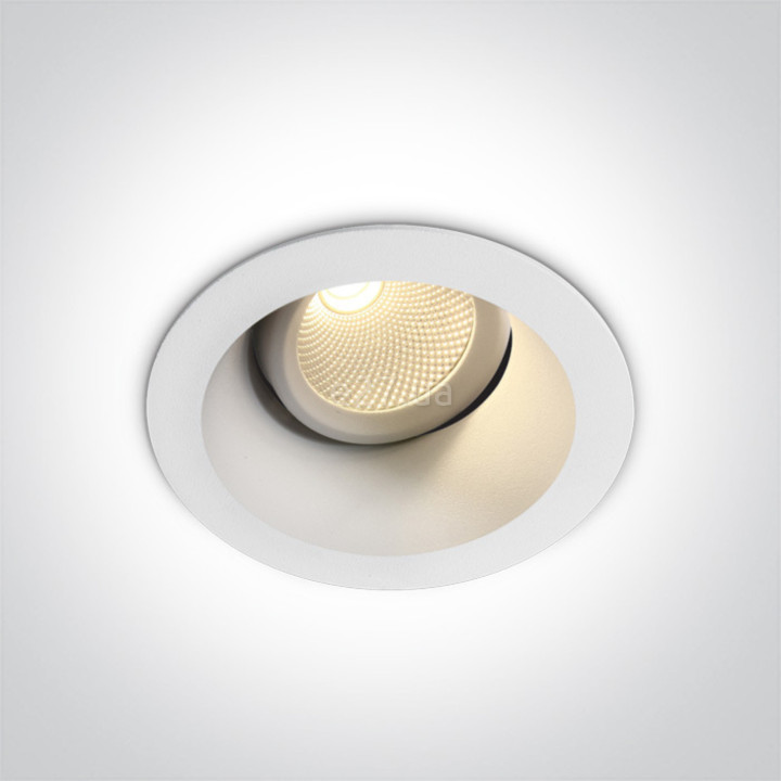 Точковий світильник One Light 11107FD/W/W The COB Dark Light Range White, 7 Вт, 560 лм, 3000K · One Light · one-light-11107fd-w-w