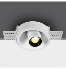 Точковий світильник One Light 11107TTR/W/W White COB LED 7W Trimless WW 38deg Adjustable Dark Light 230V, 7 Вт, 560 лм, 3000K