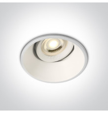 Точковий світильник One Light 11109FA/W The Fire Rated GU10 Range