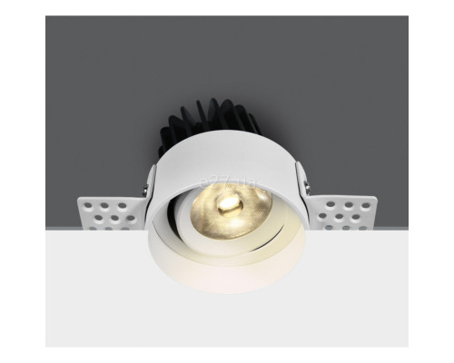 Точковий світильник One Light 11112T/W/W White COB LED 12w WW 700mA 38deg Trimless Dark Light, 12 Вт, 1100 лм, 3000K