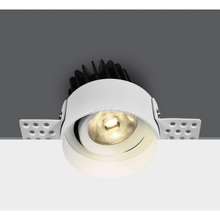 Точковий світильник One Light 11112T/W/W White COB LED 12w WW 700mA 38deg Trimless Dark Light, 12 Вт, 1100 лм, 3000K · One Light · one-light-11112t-w-w