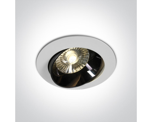 Точковий світильник One Light 11120E/W/W Dark Mirror Reflector Range, 20 Вт, 1700 лм, 3000K