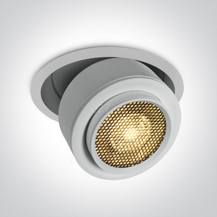 Точковий світильник One Light 11128G/W/W Downlights Adjustable LED, 28 Вт, 2800 лм, 3000K · One Light · one-light-11128g-w-w