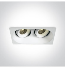 Точковий світильник One Light 11207WD/W/W The IP44 & IP54 COB Outdoor/Bathroom Range Aluminium, 7 Вт, 350 лм, 3000K