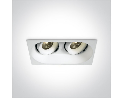 Точковий світильник One Light 11207WD/W/W The IP44 & IP54 COB Outdoor/Bathroom Range Aluminium, 7 Вт, 350 лм, 3000K