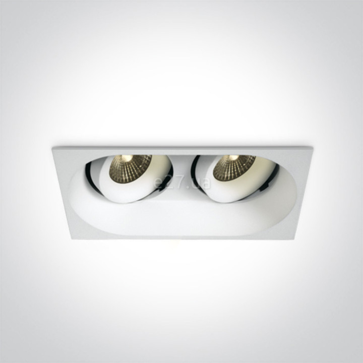 Точковий світильник One Light 11207WD/W/W The IP44 & IP54 COB Outdoor/Bathroom Range Aluminium, 7 Вт, 350 лм, 3000K · One Light · one-light-11207wd-w-w