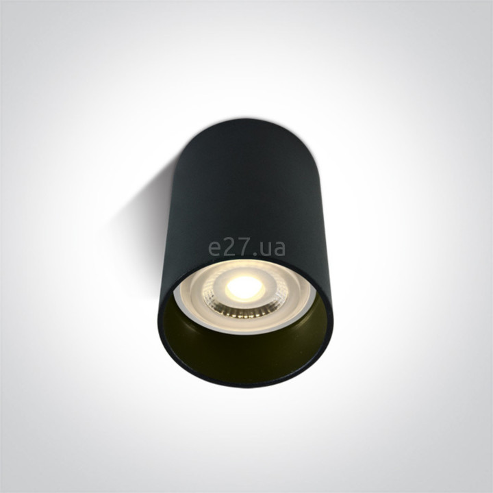 Точковий світильник One Light 12105E/B GU10 Ceiling Cylinders Aluminium · One Light · one-light-12105e-b