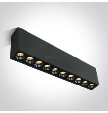 Точковий світильник One Light 12124H/B/W The Dark Light Ceiling Lights, 24 Вт, 1700 лм, 3000K