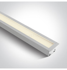 Стельовий світильник One Light 38145AR/W/W UGR19 Recessed LED Linear Profiles, 40 Вт, 3800 лм, 3000K