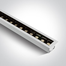 Стельовий світильник One Light 38145BR/W/V Office & Kitchen, 40 Вт, 4000 лм, 3000К-4000К-5000К · One Light · one-light-38145br-w-v