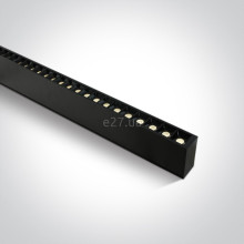 Стельовий світильник One Light 38150B/B/W LED Linear Profiles Medium size Dark Light, 40 Вт, 3800 лм, 3000K · One Light · one-light-38150b-b-w