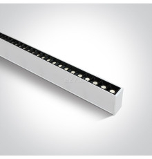 Стельовий світильник One Light 38150B/W/C LED Linear Profiles Medium size Dark Light, 40 Вт, 3800 лм, 4000K