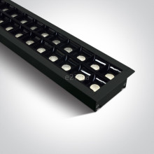 Стельовий світильник One Light 38150BR/B/C Recessed LED Linear Profiles Dark Light, 40 Вт, 4000 лм, 4000K · One Light · one-light-38150br-b-c