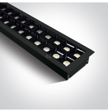 Стельовий світильник One Light 38150BR/B/C Recessed LED Linear Profiles Dark Light, 40 Вт, 4000 лм, 4000K
