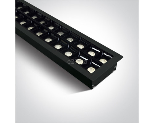 Стельовий світильник One Light 38150BR/B/C Recessed LED Linear Profiles Dark Light, 40 Вт, 4000 лм, 4000K