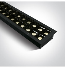 Стельовий світильник One Light 38150BR/B/W Recessed LED Linear Profiles Dark Light, 40 Вт, 4000 лм, 3000K
