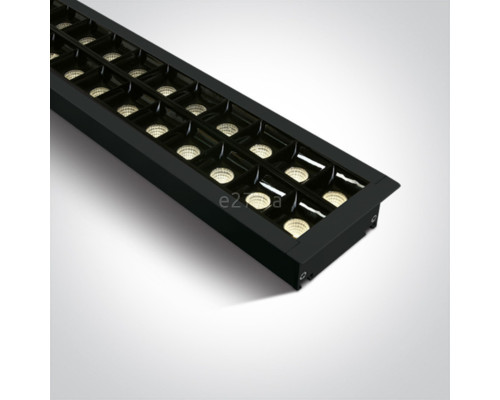 Стельовий світильник One Light 38150BR/B/W Recessed LED Linear Profiles Dark Light, 40 Вт, 4000 лм, 3000K