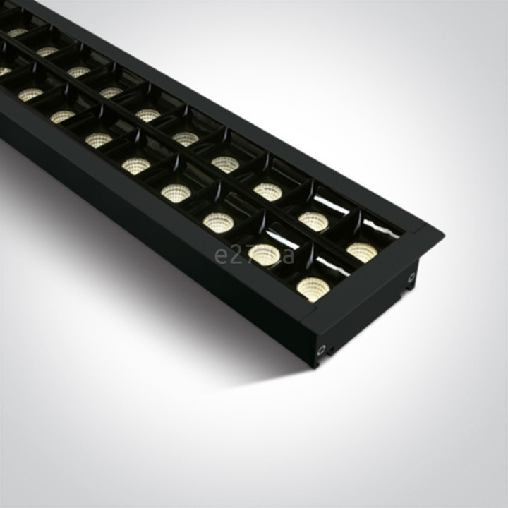 Стельовий світильник One Light 38150BR/B/W Recessed LED Linear Profiles Dark Light, 40 Вт, 4000 лм, 3000K · One Light · one-light-38150br-b-w