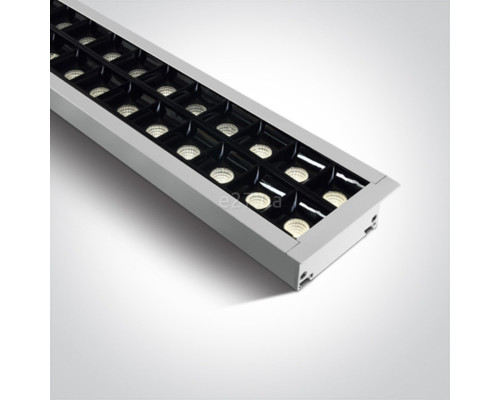Стельовий світильник One Light 38150BR/W/C Recessed LED Linear Profiles Dark Light, 40 Вт, 4000 лм, 4000K