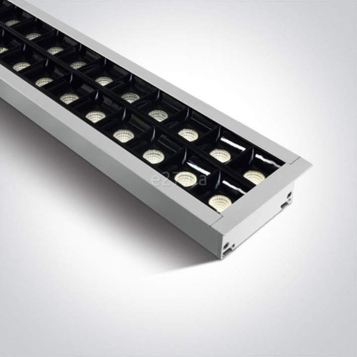 Стельовий світильник One Light 38150BR/W/C Recessed LED Linear Profiles Dark Light, 40 Вт, 4000 лм, 4000K · One Light · one-light-38150br-w-c