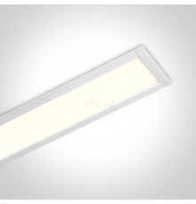 Стельовий світильник One Light 38152R/W/C Recessed LED Linear Profiles, 40 Вт, 3600 лм, 4000K