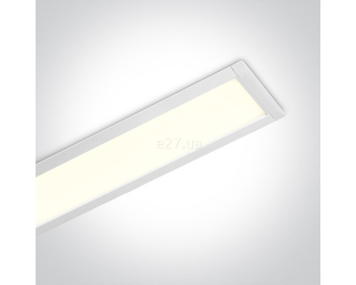 Стельовий світильник One Light 38152R/W/C Recessed LED Linear Profiles, 40 Вт, 3600 лм, 4000K