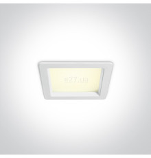 Точковий світильник One Light 50110UV/W/V UGR19 Office Range, 10 Вт, 1100 лм, 3000К-4000К-6000К