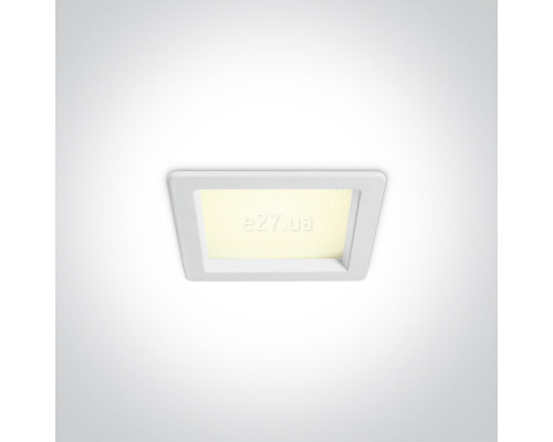 Точковий світильник One Light 50110UV/W/V UGR19 Office Range, 10 Вт, 1100 лм, 3000К-4000К-6000К