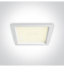 Точковий світильник One Light 50115UV/W/V UGR19 Office Range, 15 Вт, 1650 лм, 3000К-4000К-6000К