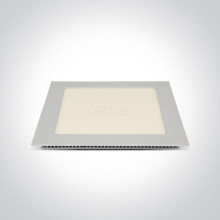Стельовий світильник One Light 50122FA/W/W The 22-30W Square Recessed Panels Die cast, 22 Вт, 1320 лм, 3000K · One Light · one-light-50122fa-w-w
