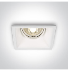 Точковий світильник One Light 51105TG/W Dark Light Square Spots Die cast