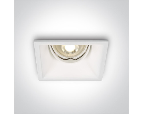 Точковий світильник One Light 51105TG/W Dark Light Square Spots Die cast