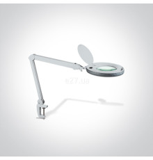 Настільна лампа One Light 61066/W The Magnifying Lens LED Lamp, 8 Вт, 760 лм, 6000K