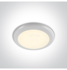 Стельовий світильник One Light 62116F/W/W Surface/Recessed Panels Adjustable Cut Out Hole, 16 Вт, 1500 лм, 3000K