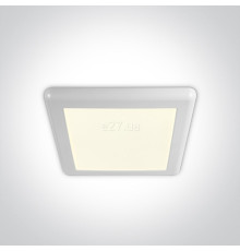 Стельовий світильник One Light 62116FA/W/C Surface/Recessed Panels Adjustable Cut Out Hole, 16 Вт, 1500 лм, 4000K