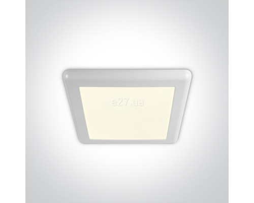 Стельовий світильник One Light 62116FA/W/C Surface/Recessed Panels Adjustable Cut Out Hole, 16 Вт, 1500 лм, 4000K