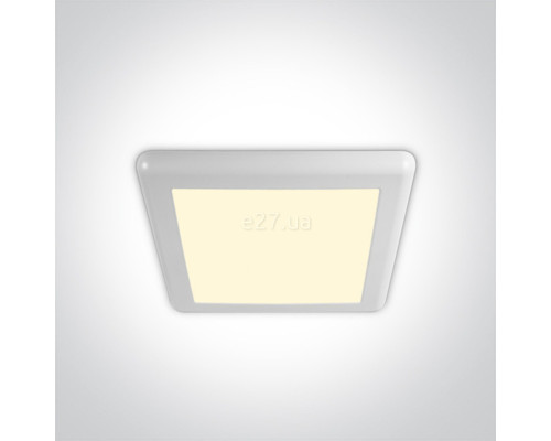 Стельовий світильник One Light 62116FA/W/W Surface/Recessed Panels Adjustable Cut Out Hole, 16 Вт, 1500 лм, 3000K