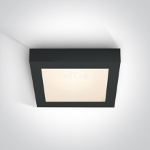 Стельовий світильник One Light 62122F/B/W The LED Panel Plafo Square, 22 Вт, 1490 лм, 3000K · One Light · one-light-62122f-b-w