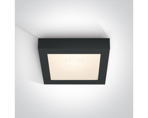 Стельовий світильник One Light 62122F/B/W The LED Panel Plafo Square, 22 Вт, 1490 лм, 3000K
